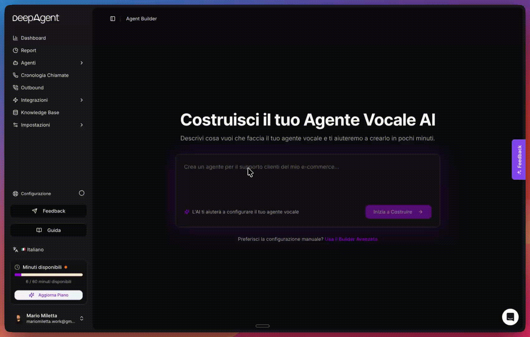 DeepAgent -- AI Voice Agent Platform